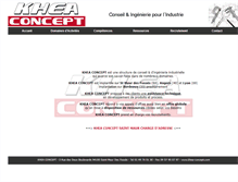 Tablet Screenshot of khea-concept.com